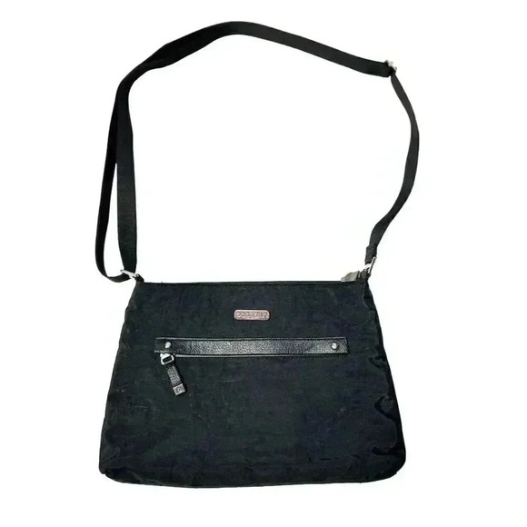 Baggallini Black Crossbody Bag Unisex Adjustable Strap Water-Resistant - Picture 1 of 4